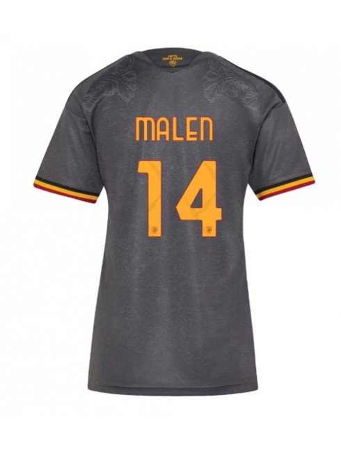 AS Roma Donyell Malen #14 Replika Tredje Kläder Dam 2026-27 Kortärmad AS Roma Donyell Malen #14 Replika Tredje Kläder Dam 2026-27 Kortärmad